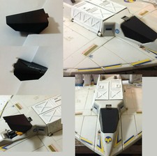 Starcom Six Shooter "cockpit" remplacement coleco for vehicule starmax...