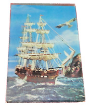 CARTE POSTALE RELIEF 3D Bateau voilier 2 mats