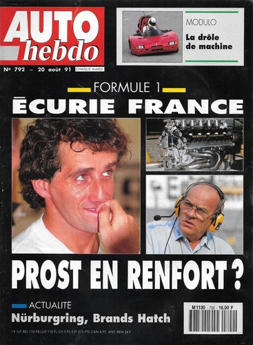 Auto hebdo 792 1991 honda - -,