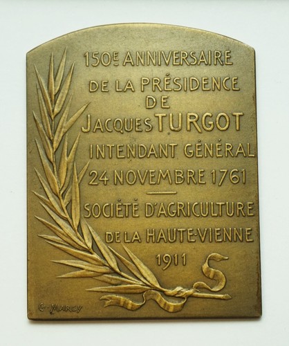 Plaque médaille 1911 - médaille,