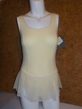 tunique de danse à volant, justaucorps  REPETTO D064 ,vanille en 10/12 ans(12 a)