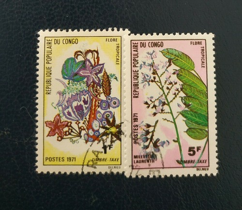 Congo 1971 flora and fauna - "flora,
