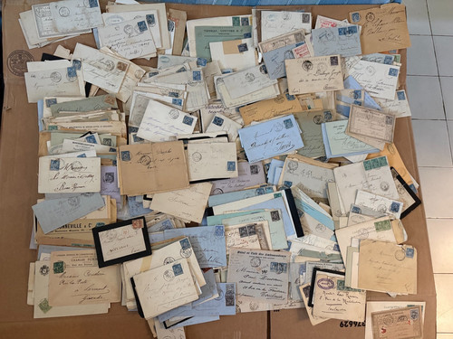 France lot 638 lettres - france,