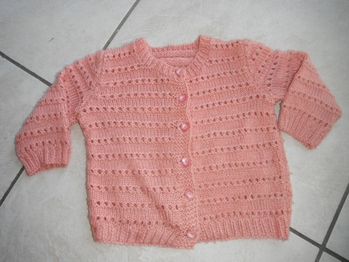 Gilet manche longue - , laine