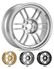 ENKEI RPF1 17x7.5" Roues De Course 5x112 5x114.3 5x100 ET48 F1 Argent