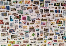 VRAC 300 TIMBRES OBLITERES