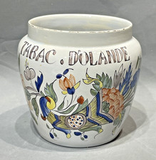 Nord Pot A Tabac Faïence Fin 19ème Corne d'Abondance