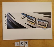 VOLVO 780 COUPE BERTONE Prospectus + pochette F 36 pages TBE 1988 publicité