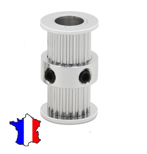 Double poulie gt2 dents - 20,