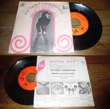 SYLVIA DAY - You Don't Understand Rare ORG French PS 7' Sixties Pop 68'