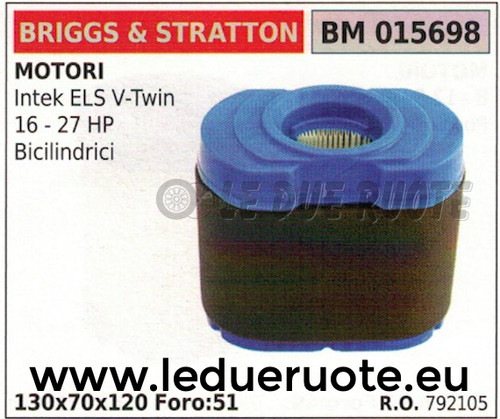 792105 filtre air moteur - 792105, à