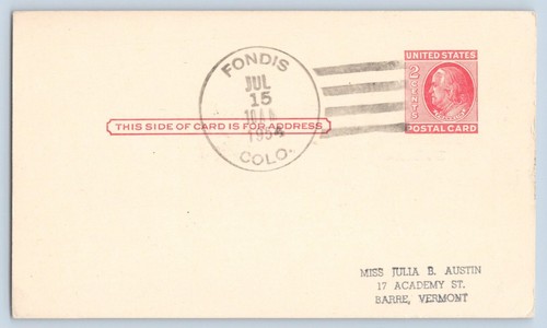 Fondis colorado elbert 1954 - elbert, co