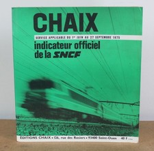 Chaix Indicateur officiel de