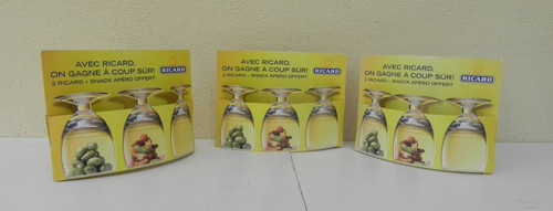 Cartons publicitaire ricard - publicitaire,