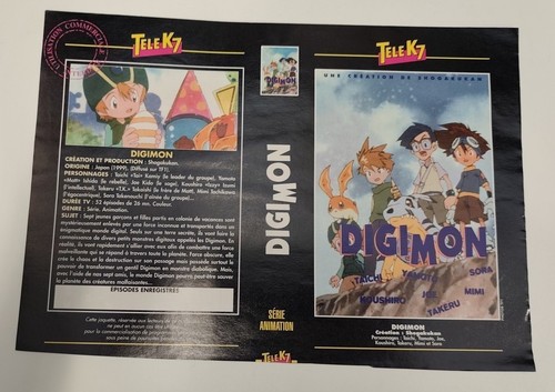 Vhs digimon manga vidéo - k7,