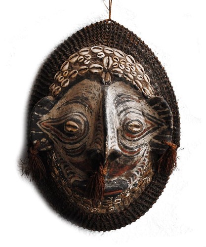 Masque océanien origine - masque,