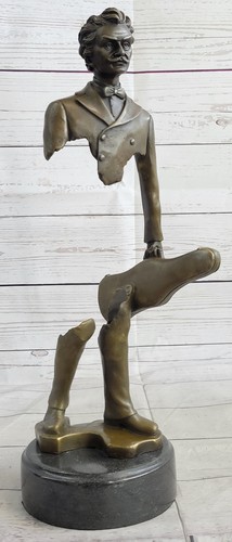 Western art déco bronze - western,