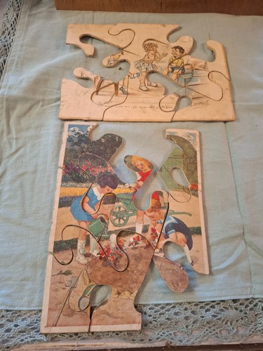 Partie puzzle ancien - partie,