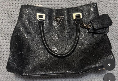 Black guess handbag - black,