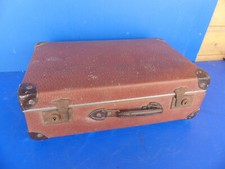 Ancienne valise de voyage en carton vintage petit rangement vetements