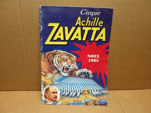 Cirque achille zavatta livret - achille,