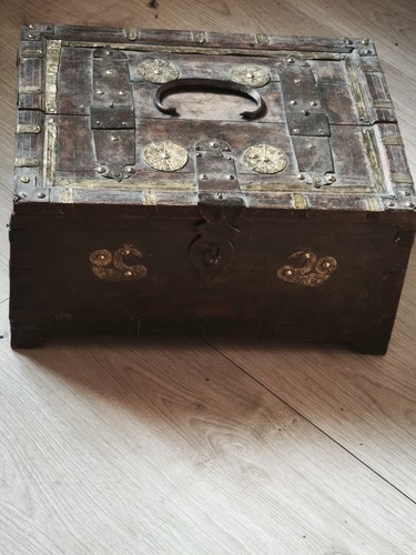 Coffre ancien mariage inde - mariage,