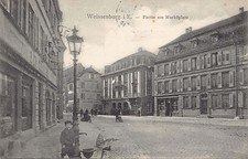 France - WISSEMBOURG (67) La place du marché