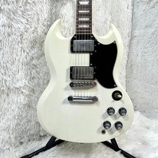 Guitare électrique Bacchus BSG 480 SG Type All Mahogany White Premium US
