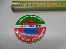 autocollant Stickers auto moto course rallye huile carburant F1 MOTO ITALIENNE