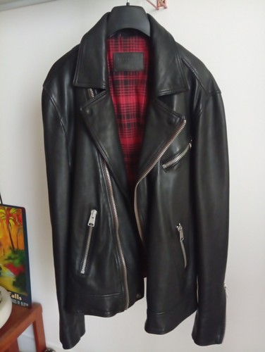 Veste cuir allsaints perfecto - cuir,