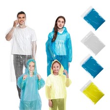 Lot de 4 ponchos de pluie