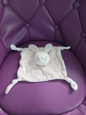 Doudou Plat Lapin Bout Chou Rose Pale