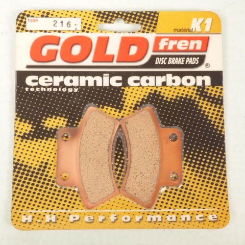 Plaquette frein gold - plaquette, fren