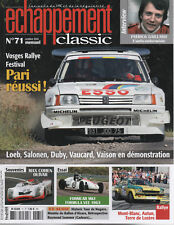 ECHAPPEMENT CLASSIC 71 FORMCAR MK1 FORMULE VEE 1963 HISTORIC TOUR NOGARO VOSGES