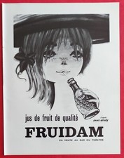 Pub de presse Boisson Alcool Whisky WILD TURKEY et FRUIDAM ill SAINT GENIES 1984