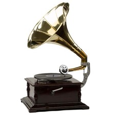 Gramophone style antique avec
