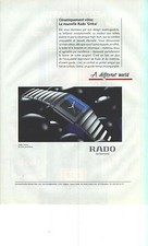 PUBLICITE ADVERTISING  1995   RADO  montre  SINTRA