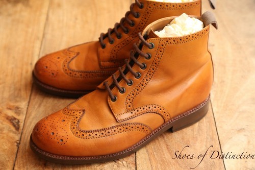 Chaussures bottes derby brogue