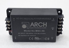 ARCH ELECTRONICS MSC-5S Ac-Dc Alimentation Électrique Module 5V 8000 Ma