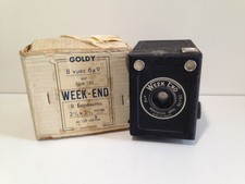 appareil photo Golstein Meniscus Lens Week End 6x9 Circa de 1940