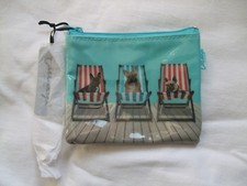 PORTE-MONNAIE - Motif CHIEN BOULEDOGUE FRANCAIS à la plage