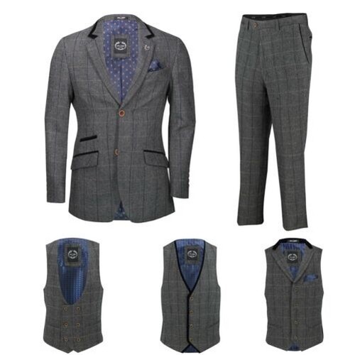 Hommes gris motif chevrons - hommes,