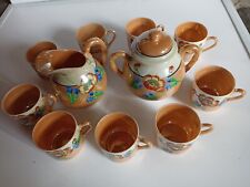  PORCELAINE JAPONAISE "NORITAKE", 11 pièces d'un ancien service des années 1920