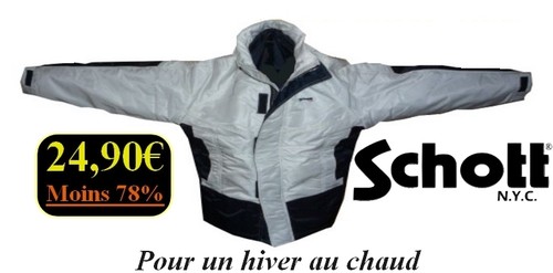 Veste manteau parka schott nyc - parka,