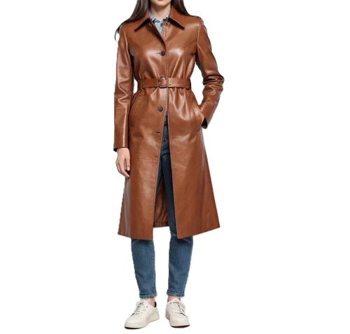 Trench coat femme cuir - femme, en