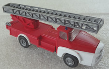 1/87 MARQUE ? CAMION  POMPIERS ECHELLE UNIC  JANTES BLANCHE  BEL ETAT SANS BOITE