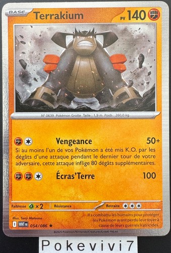 Carte pokemon terrakium - carte,