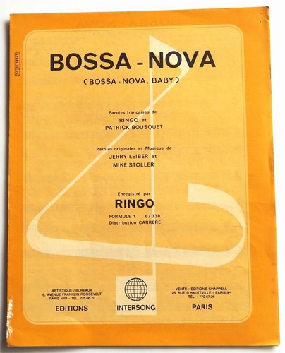 Partition vintage sheet music