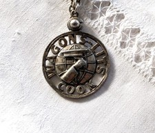 Porte-clé Wagons Lits COOK en métal argenté Compagnie Wagons-Lits Trains SNCF