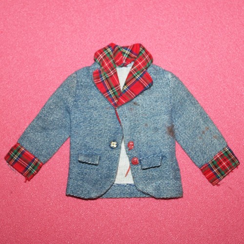 Veste bleue jean vintage - , pour